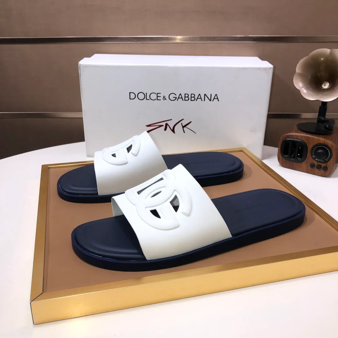 Men's shoes💰280💰【D&G】High-end quality Product trademark: DG "Dolce & Gabban*" slippers, Product material: Imported cowhide upper, original air cushion outsole, regular size: 38-45